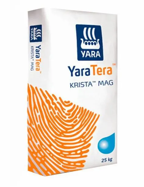 Fertilizante Nitrato De Magnésio Yara MAG 25kg Adubo Fertilizante Hidroponia